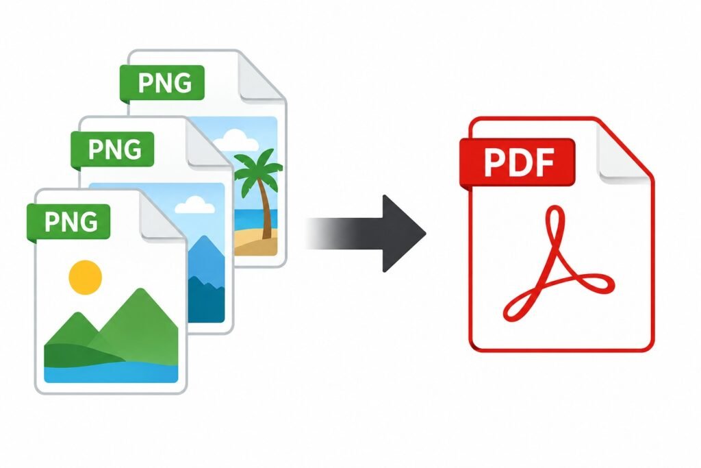Merge PNG to PDF